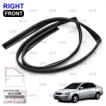 ยางร่องกระจก ประตูหน้า ข้างขวา 1 ชิ้น สีดำ สำหรับ Toyota Corolla Altis Limo ปี 2002-2006
